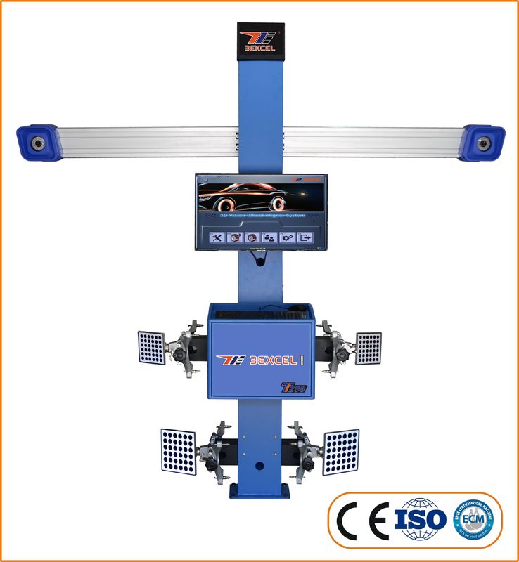 2 High Defination Industrial Cameras T258 3D Car Wheel Aligner